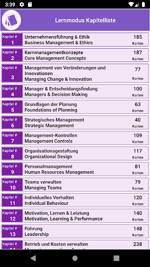 Business Administration Class für MBA Exam Review Screenshot 1
