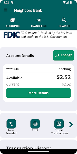 Neighbors Bank Mobile Banking Screenshot 2