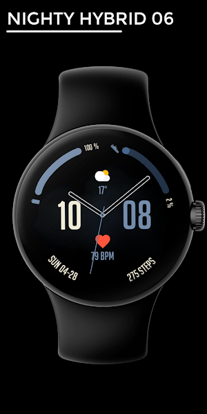 Nighty Hybrid 06 - watch face Screenshot 0