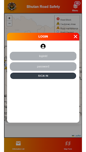 Bhutan RoadWatch App Screenshot 2