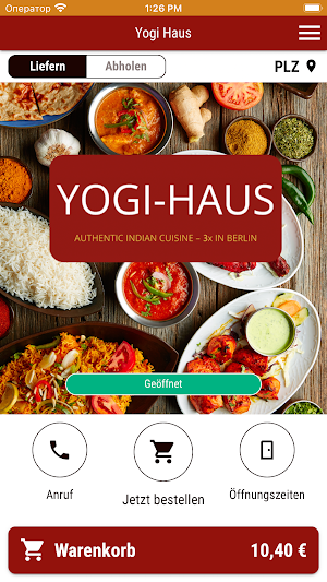 Yogi Haus Restaurant Screenshot 0