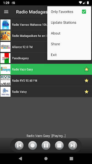 RADIO MADAGASCAR Screenshot 2