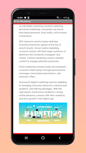 M for Marketing Screenshot 3