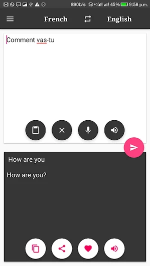 French-English Translator Screenshot 3