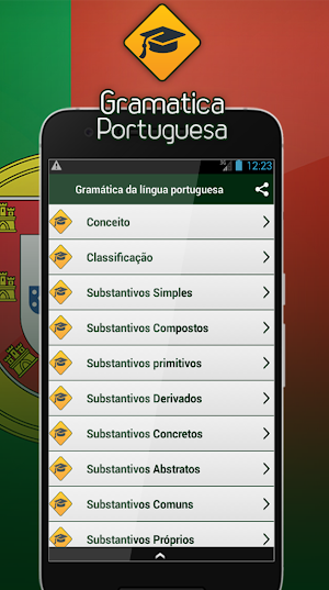 Gramática da língua portuguesa Screenshot 1