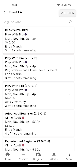 One Love Pickleball Screenshot 2