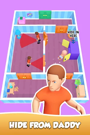 Hide From Daddy: Little Escape Screenshot 2