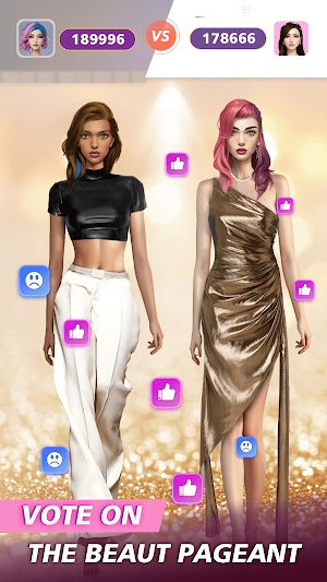 fashion dress up:girl makeover Screenshot 1