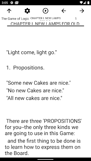 Book, The Game of Logic Screenshot 1