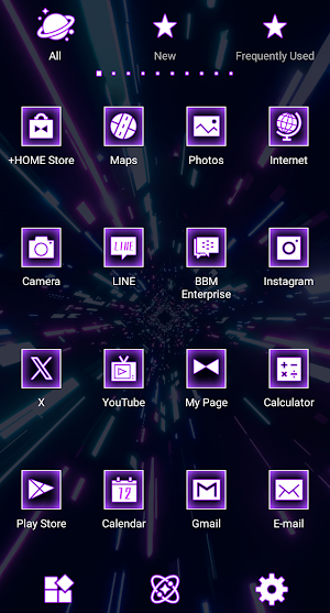 Space Tunnel Theme +HOME Screenshot 2