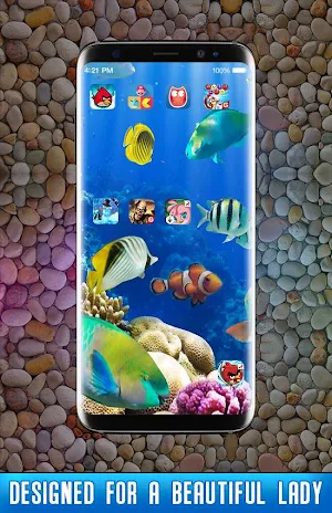 Fish Live Wallpaper 3D Aquarium Background HD :PRO screenshot 8