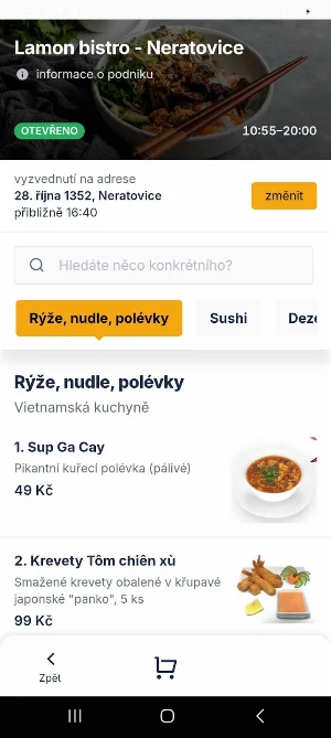 Lamon bistro Screenshot 2