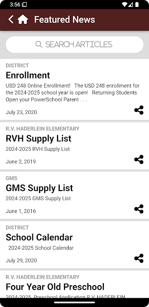 Girard Schools USD 248 Screenshot 2