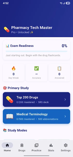 Pharmacy Tech PTCB Master Screenshot 0