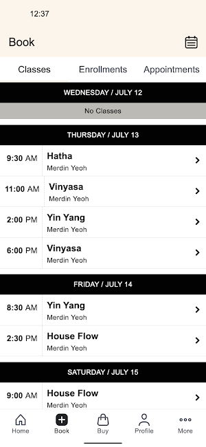 THE YOGA HOUSE SG Screenshot 1