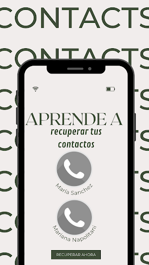 Como recuperar contactos Screenshot 2