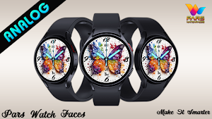 Butterfly Analog Watch Face Screenshot 0