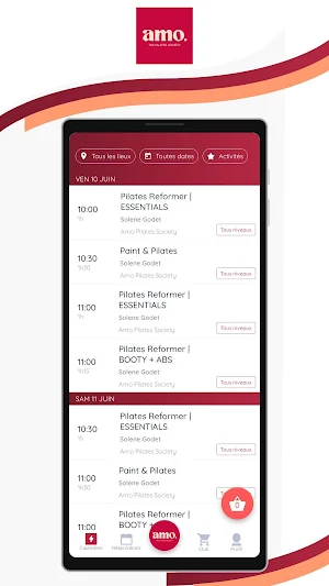 AMO Pilates Society Screenshot 1