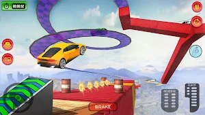 Crazy Car Driving Simulator: Impossible Sky Tracks Screenshot 2