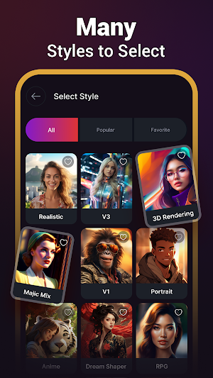 Lumina - AI Art Generator Screenshot 3