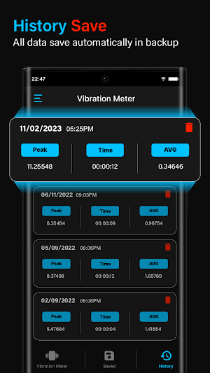 Vibration Meter – Vibrometer Screenshot 3