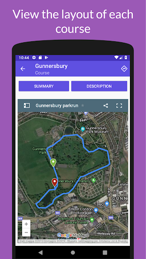 5K parkrunner results Screenshot 1