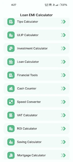 LoanTool-EMI Loan Calculator Screenshot 0