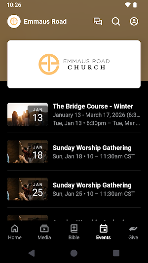 Emmaus Road Church Screenshot 2