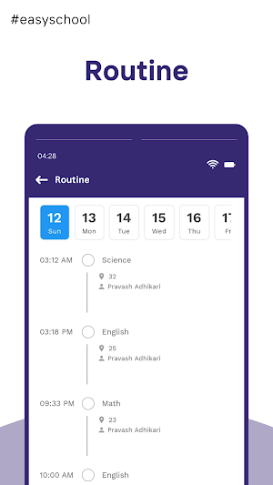 Basic Learning English School Screenshot 1