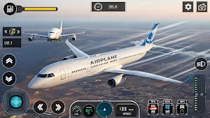 Airplane Flight Sim 3D Games Screenshot 2