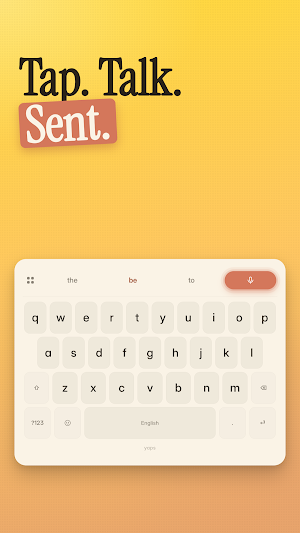 Yaps: AI Voice Typing Keyboard Screenshot 3