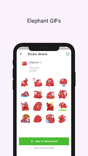 Animal Stickers and GIFs Screenshot 2