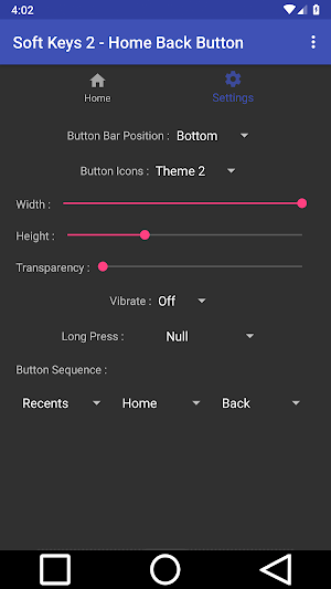 Soft Keys 2 - Home Back Button Screenshot 2