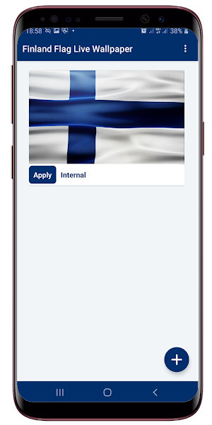 Finland Flag Live Wallpaper Screenshot 0