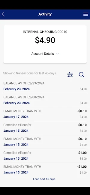 Souris Credit Union Screenshot 2