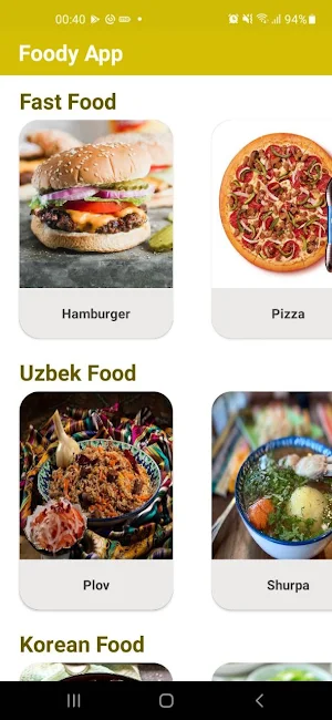 Foody App Screenshot 3