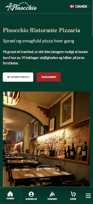 Pinocchio Ristorante Pizzaria Screenshot 0