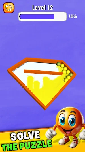 Color Balls: Paint Puzzle Maze Screenshot 1
