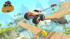 Mountain Climb Stunt 4x4: Monster Truck Drive Screenshot 0