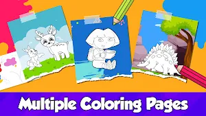 Toddler Scene Coloring Games Screenshot 0