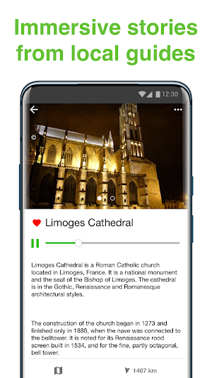 Limousin SmartGuide - Audio Guide & Offline Maps Screenshot 3