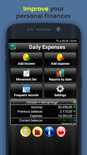 Daily Expenses 2: Personal finance Screenshot 0