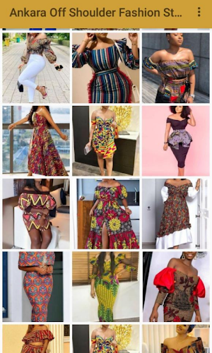 Ankara Off Shoulder Fashion Styles Screenshot 1