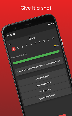 Grade 9 Physics Quiz Screenshot 3
