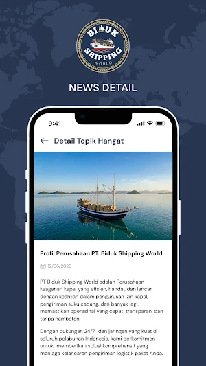 Biduk Shipping World Screenshot 2