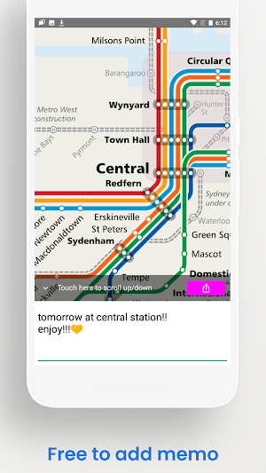 SYDNEY METRO TRAIN FERRY MAP Screenshot 3
