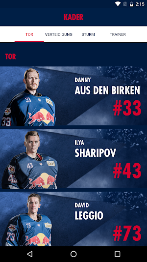 EHC Red Bull München Screenshot 2