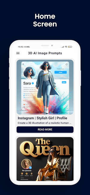 3D AI Image Prompts Screenshot 2