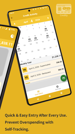 Credily - Easy Card Manager Screenshot 1
