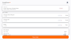 foodzone Screenshot 2